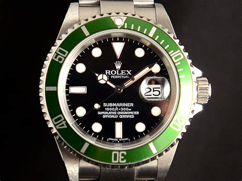 rolex submariner ghiera verde in vendita|rolex subacqueo.